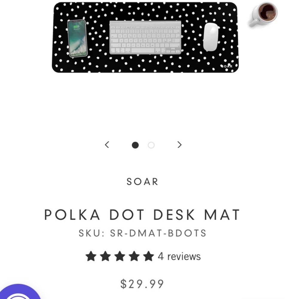 SOAR Polkadot desk Pad - Picture 2 of 3